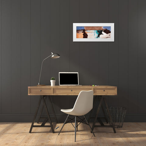 Bahamas White Modern Wood Framed Art Print by Olin, Chaz