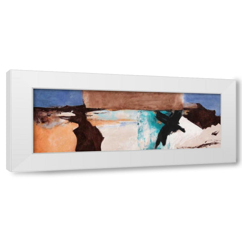 Bahamas White Modern Wood Framed Art Print by Olin, Chaz