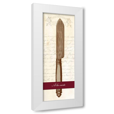 A la carte White Modern Wood Framed Art Print by Dellal, Remy