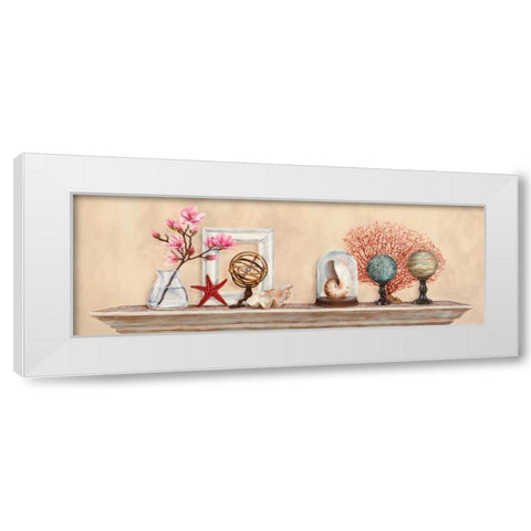 Memoires de voyage White Modern Wood Framed Art Print by Dellal, Remy