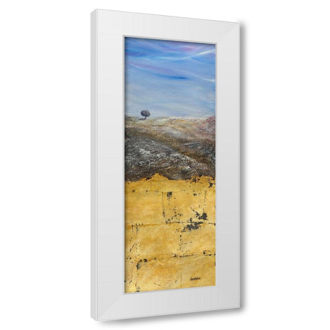 Solitario White Modern Wood Framed Art Print by Larotonda, Donato