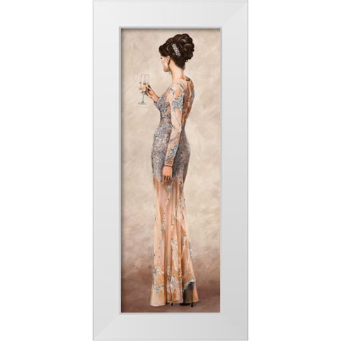 Grand Soiree II White Modern Wood Framed Art Print by Duval, Sonya