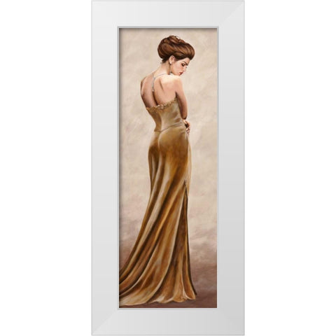 Grand Soiree III White Modern Wood Framed Art Print by Duval, Sonya