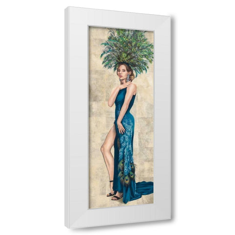 Deco Princess I White Modern Wood Framed Art Print by Duval, Sonya