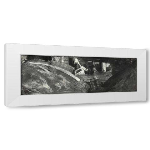 Sfumature di grigio II White Modern Wood Framed Art Print by Corrado, Italo