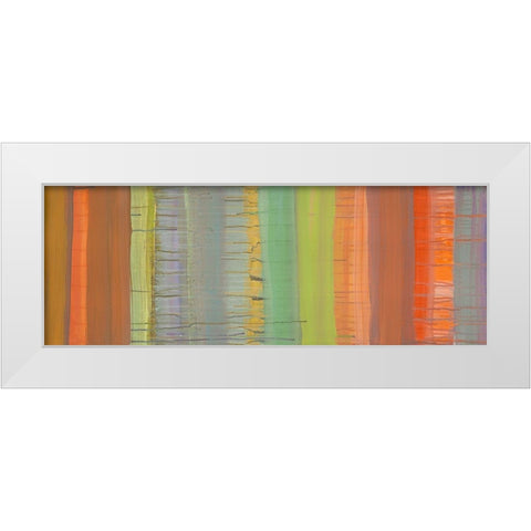 Tropicale White Modern Wood Framed Art Print by Corrado, Italo