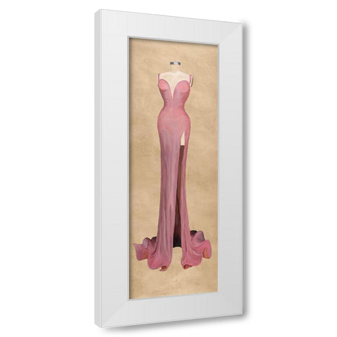 Dressed To Thrill I White Modern Wood Framed Art Print by Parr, Kelly