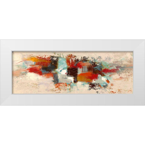 Primavera White Modern Wood Framed Art Print by Lucas