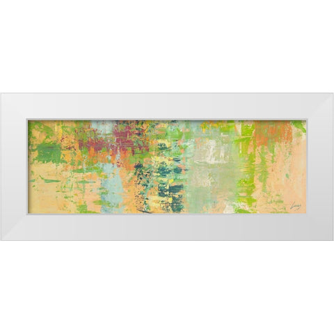 Natura White Modern Wood Framed Art Print by Lucas