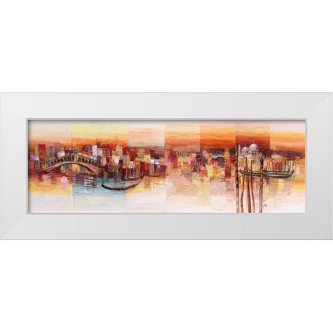 Sognando Venezia White Modern Wood Framed Art Print by Florio, Luigi
