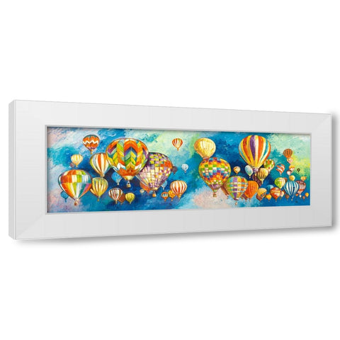 Sospesi nel cielo White Modern Wood Framed Art Print by Florio, Luigi