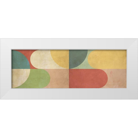 Northern Horizon White Modern Wood Framed Art Print by Nava, Sandro