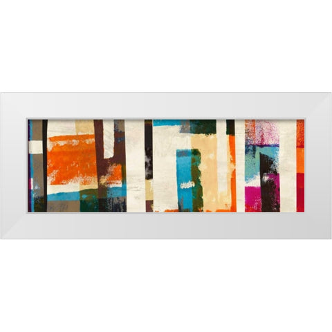 Calexico White Modern Wood Framed Art Print by Navarro, Manuel