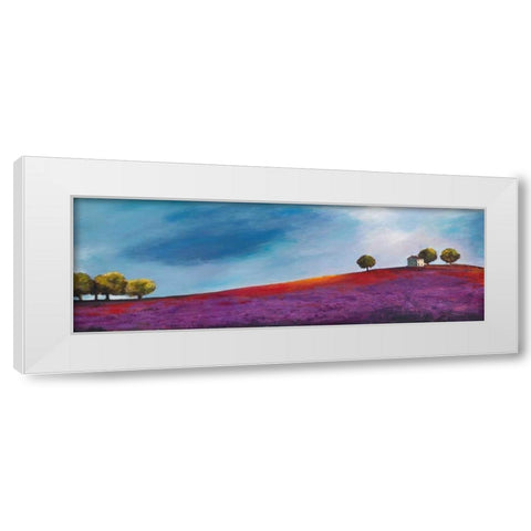 Late Afternoon White Modern Wood Framed Art Print by Bloom, Philip