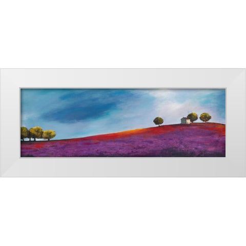 Late Afternoon White Modern Wood Framed Art Print by Bloom, Philip
