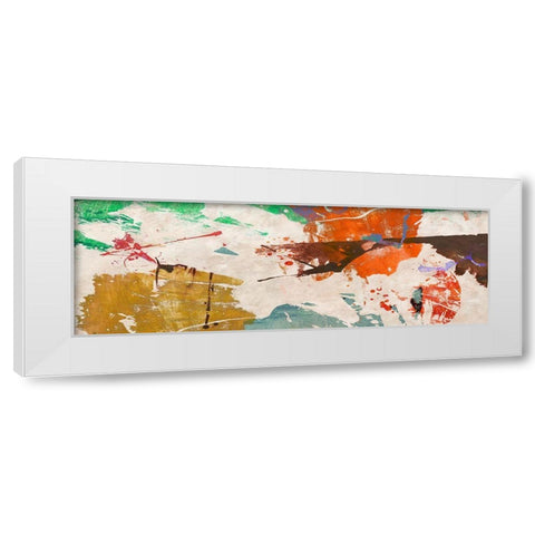 Horizon White Modern Wood Framed Art Print by Stone, Jim