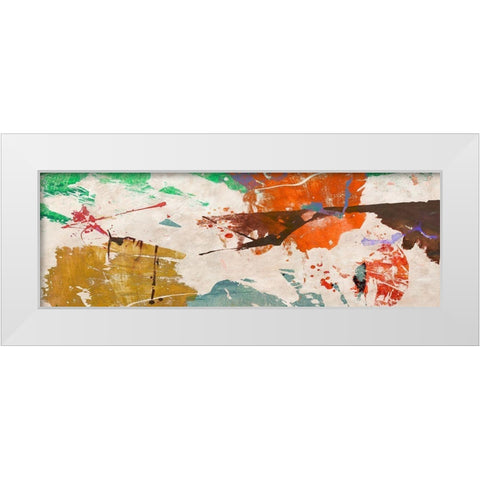 Horizon White Modern Wood Framed Art Print by Stone, Jim