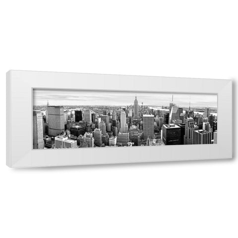 Midtown Manhattan, NYC White Modern Wood Framed Art Print by Ratsenskiy, Vadim