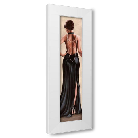Soiree White Modern Wood Framed Art Print by Duval, Sonya