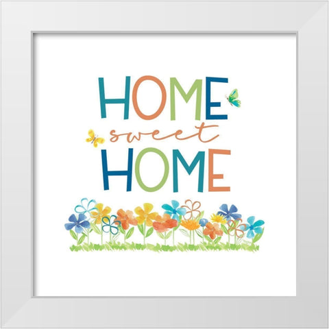 Happy at Home VIII White Modern Wood Framed Art Print by Reed, Tara