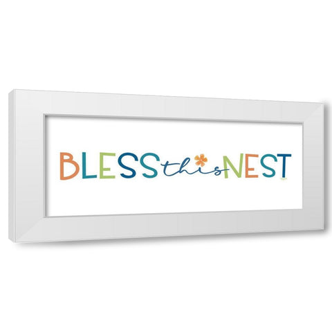 Happy at Home XIV White Modern Wood Framed Art Print by Reed, Tara