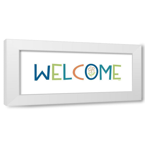 Happy at Home XV White Modern Wood Framed Art Print by Reed, Tara