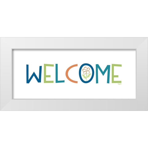 Happy at Home XV White Modern Wood Framed Art Print by Reed, Tara