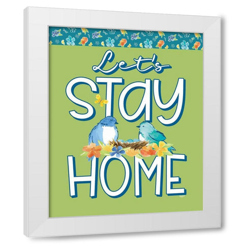 Happy at Home XXII White Modern Wood Framed Art Print by Reed, Tara
