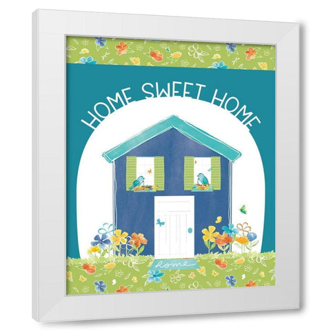 Happy at Home XXIII White Modern Wood Framed Art Print by Reed, Tara