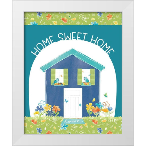 Happy at Home XXIII White Modern Wood Framed Art Print by Reed, Tara