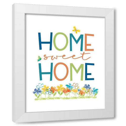 Happy at Home XXVII White Modern Wood Framed Art Print by Reed, Tara