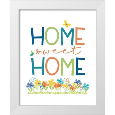 Happy at Home XXVII White Modern Wood Framed Art Print by Reed, Tara