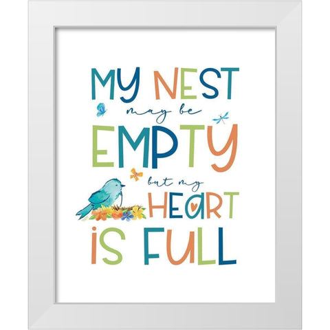 Happy at Home XXVIII White Modern Wood Framed Art Print by Reed, Tara