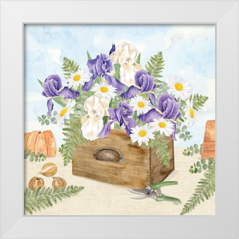 In My Garden VIII White Modern Wood Framed Art Print by Reed, Tara