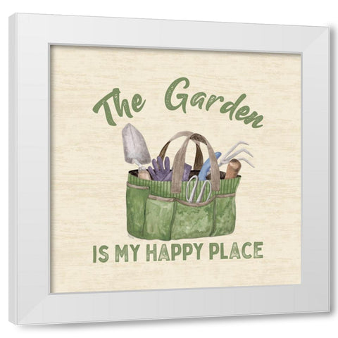 In My Garden XI White Modern Wood Framed Art Print by Reed, Tara