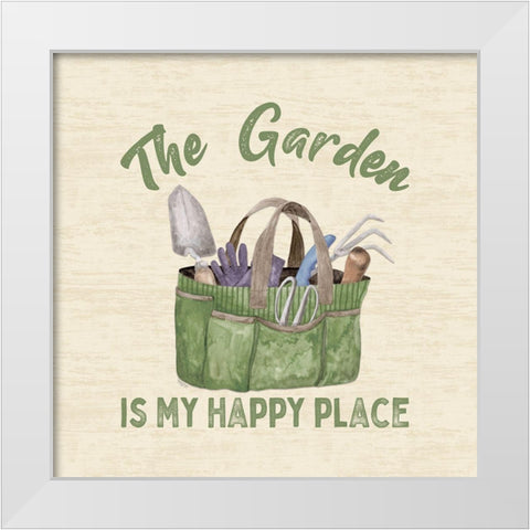 In My Garden XI White Modern Wood Framed Art Print by Reed, Tara