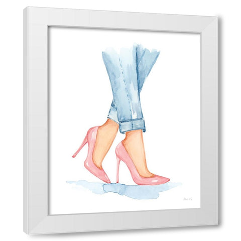 My Kind of Beautiful XVIII White Modern Wood Framed Art Print by Fay, Elena