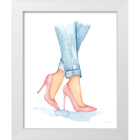 My Kind of Beautiful XVIII White Modern Wood Framed Art Print by Fay, Elena