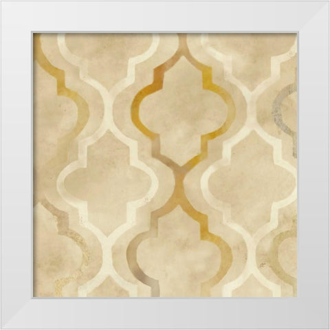 Majestic  Patterns  I White Modern Wood Framed Art Print by Coulter, Cynthia