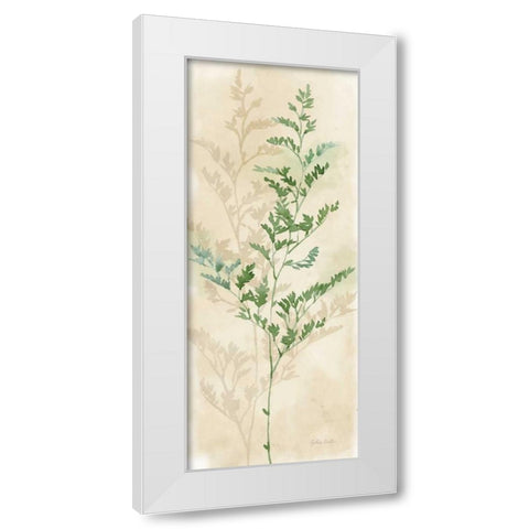 Gentle Nature Panel II White Modern Wood Framed Art Print by Coulter, Cynthia