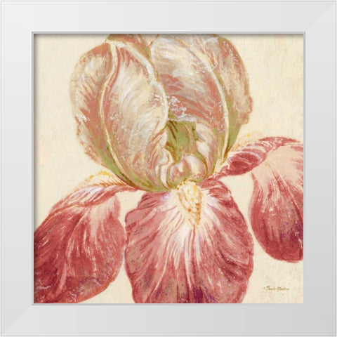 Floral Fresco III   White Modern Wood Framed Art Print by Gladding, Pamela