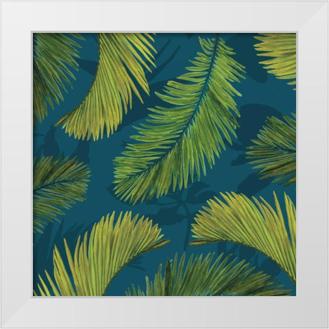 Tropical Bliss II    White Modern Wood Framed Art Print by Cusson, Marie Elaine