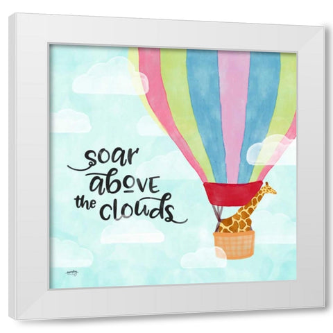 Dreams and Soar II White Modern Wood Framed Art Print by Noonday Design