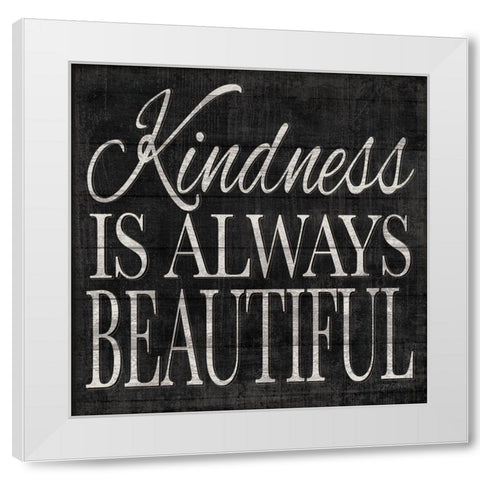 Kindness and Joy Signs I  White Modern Wood Framed Art Print by Killeen, Jen