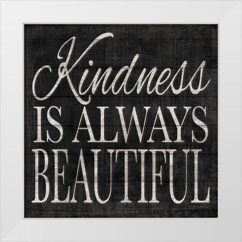 Kindness and Joy Signs I  White Modern Wood Framed Art Print by Killeen, Jen