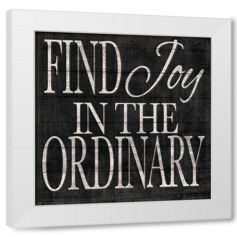 Kindness and Joy Signs II  White Modern Wood Framed Art Print by Killeen, Jen