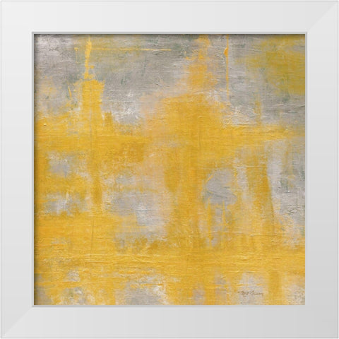 Golden Light I White Modern Wood Framed Art Print by Elaine-Cusson, Marie