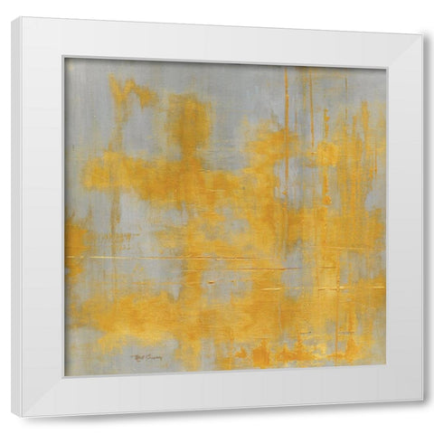 Golden Light II White Modern Wood Framed Art Print by Elaine-Cusson, Marie