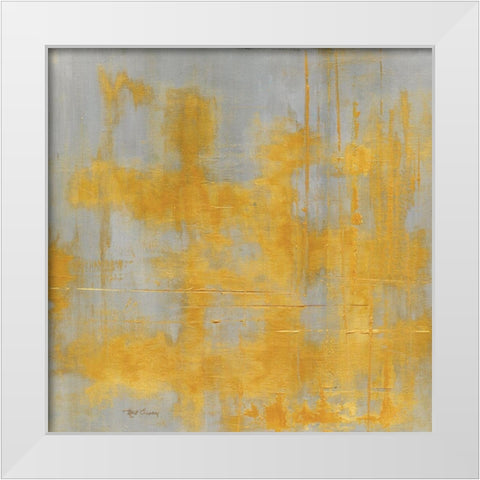 Golden Light II White Modern Wood Framed Art Print by Elaine-Cusson, Marie