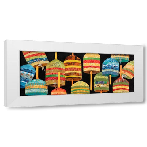 Buoy Collage Panel White Modern Wood Framed Art Print by Green, Edith